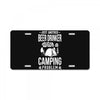 beer drinker camping!! License Plate