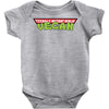 ninja turtles parody vegan Baby Bodysuit