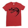 snake head Ladies Fitted T-Shirt