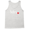 Mrs with heart dot (Mr and Mrs set) Tank Top