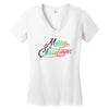 merry christmas Women's V-Neck T-Shirt