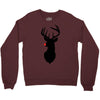 deer skull christmas Crewneck Sweatshirt