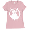 new v for vendetta logo Ladies Fitted T-Shirt