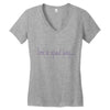 don't be afraid Women's V-Neck T-Shirt