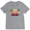 Sunset Van V-Neck Tee
