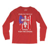stand for the flag kneel for the cross Long Sleeve Shirts