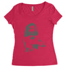 bruiser brody wrestling legend 80s wrestler fan Women's Triblend Scoop T-shirt