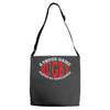 rugby a thugs game played by gentleman Adjustable Strap Totes