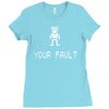 ashens vinnie vole Ladies Fitted T-Shirt