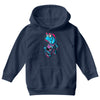 dog biker Youth Hoodie