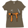pi rated Ladies Fitted T-Shirt