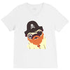pug in a crew V-Neck Tee