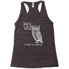 irritable owl syndrome Racerback Tank