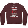 step kids white letter Crewneck Sweatshirt