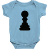 Chess King and Pawn Baby Bodysuit
