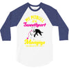 my pitbull is a sweetheart 3/4 Sleeve Shirt