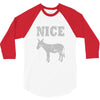nice ass 3/4 Sleeve Shirt