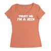 trust me i'm a jedi   funny printed mens Women's Triblend Scoop T-shirt