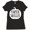 pumpkin smuggler funny Ladies Fitted T-Shirt