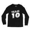 team 10 silver Long Sleeve Shirts