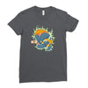charging Ladies Fitted T-Shirt