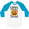 halloween pug 3/4 Sleeve Shirt