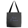 merry christmas colorful glitter Tote Bags