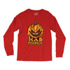 mad halloween pumpkin Long Sleeve Shirts