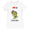 chupacabra Ladies Fitted T-Shirt
