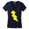 bolt Women's V-Neck T-Shirt