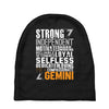 Strong Independent Motivated Gemini Baby Beanies