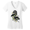 many colors  snake Women's V-Neck T-Shirt