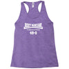rocky marciano the brooklyn blockbuster 49 0 logo Racerback Tank