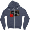 i will not become a stripper Zipper Hoodie
