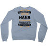 Super Cool Nana Of A Freaking Awesome Granddaughter Crewneck Sweatshirt