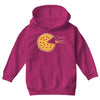 pizza pie chart Youth Hoodie