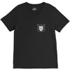 106. shield pocket 033 dv men tshirt black V-Neck Tee