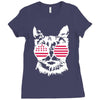 cat usa Ladies Fitted T-Shirt
