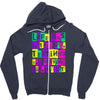 texting and driving like it's 1990 Zipper Hoodie