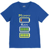 mommy low battery low energy V-Neck Tee