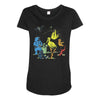 friendly beasts Maternity Scoop Neck T-shirt