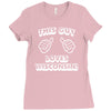 this guy loves wisconsin Ladies Fitted T-Shirt