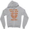 love me love my ginger beard Zipper Hoodie