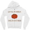 due in october Zipper Hoodie