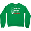 too busy playing fortnite White Logo Crewneck Sweatshirt