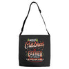 Merry Christmas To Father Of Great Awesome Adjustable Strap Totes