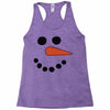 frosty snowman Racerback Tank