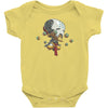 overwatch zenyatta cute spray Baby Onesie