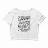 i'm dreaming of a white christmas but if the white runs out i'll drin Crop Top