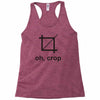 oh crop Racerback Tank